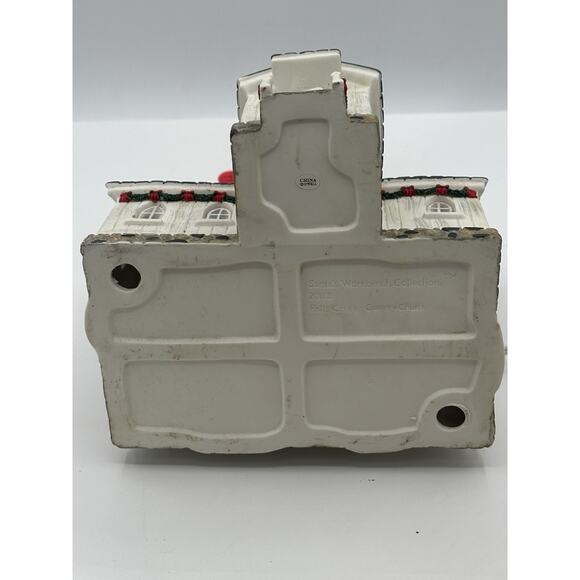 Santa’s Workbench Collection 2002 Country Church Lighted Christmas Village - Picture 7 of 12